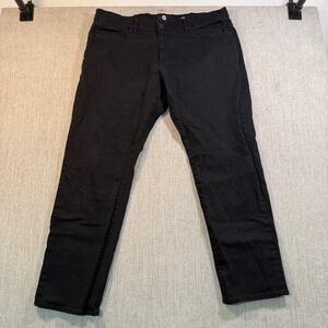 Jordan Craig Collins Black Slim Straight Jeans Mens 38x32 JC990 Stretch Denim